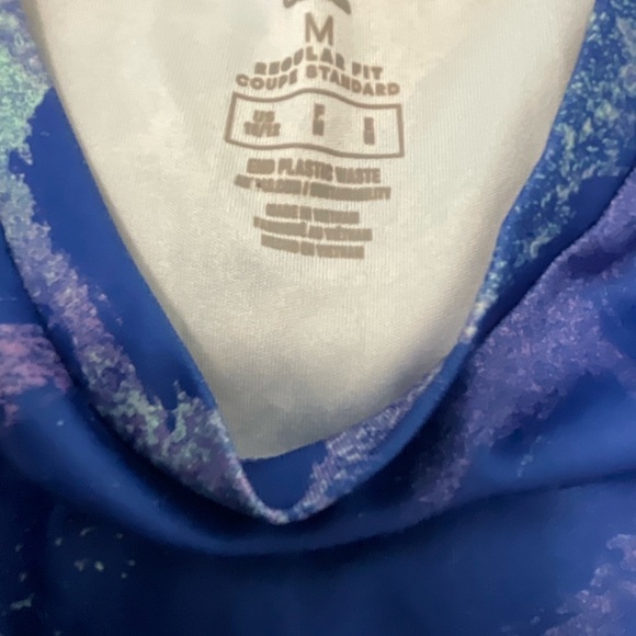 Adidas Blue Tie-Dye Short Sleeve Tee - Picture 3 of 3